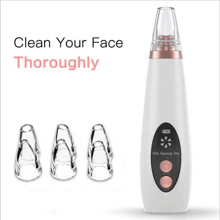 Aspirador microcristalino para puntos negros LuxuryGlow: limpiador de poros profundos