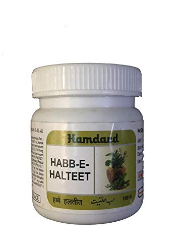 Hamdard Habb-E-Halteet – Natural Ayurvedic Digestive & Gas Relief Tablets (100 Count)