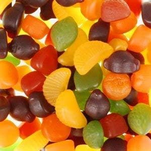 Nestlé Rowntree’s Fruit Gums – Chewy Assorted Fruit-Flavoured Candy | 120g Resealable Pouch (Imported, Vegetarian)