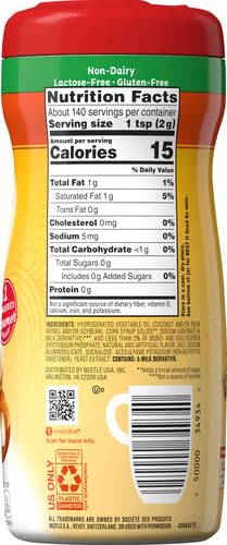 Nestle Coffee-mate Sugar free Hazelnut, 289g