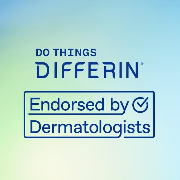 Differin Acne Face Wash with 5% Benzoyl Peroxide – Daily Deep Cleanser for Sensitive, Acne-Prone Skin, 4oz