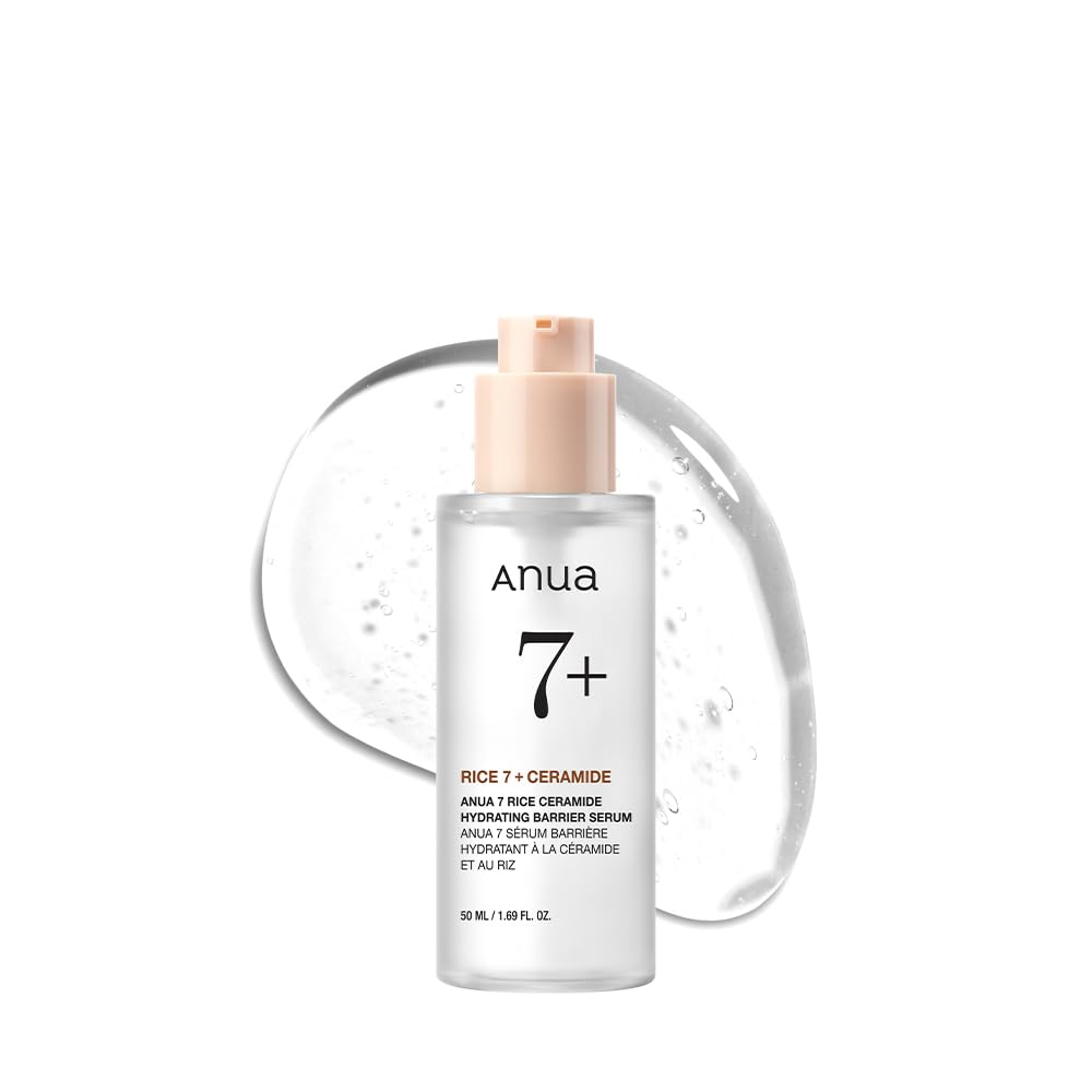 Anua Rice Ceramide 7 Hydrating Barrier Serum | Brightening & Moisture Boost for Glass Skin – 50ml