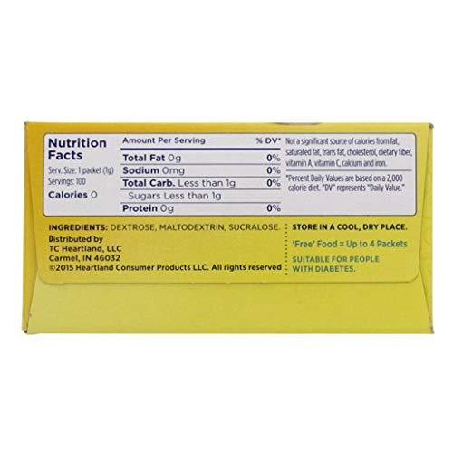 SPLENDA Chefs Need Splenda No Calorie Sweetener 100 Pkt/Sachet, 100g