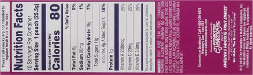 Welchs Fruit Snacks Berries n Cherries, 255g