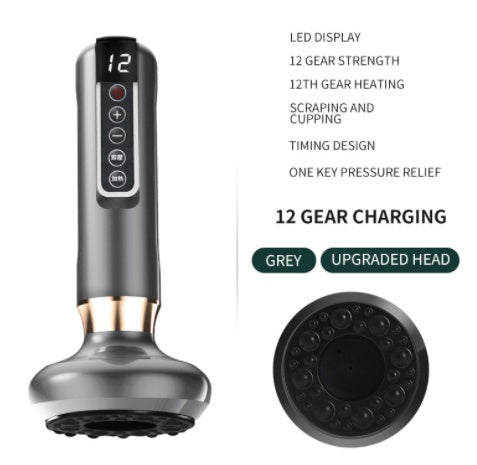 LuxuryGlow Electric Vacuum Cupping Massager – Anti-Cellulite Gua Sha Slimming Device