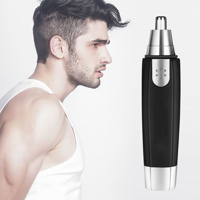 LuxuryGlow Electric Nose & Ear Hair Trimmer – Painless Grooming Tool for Men & Women