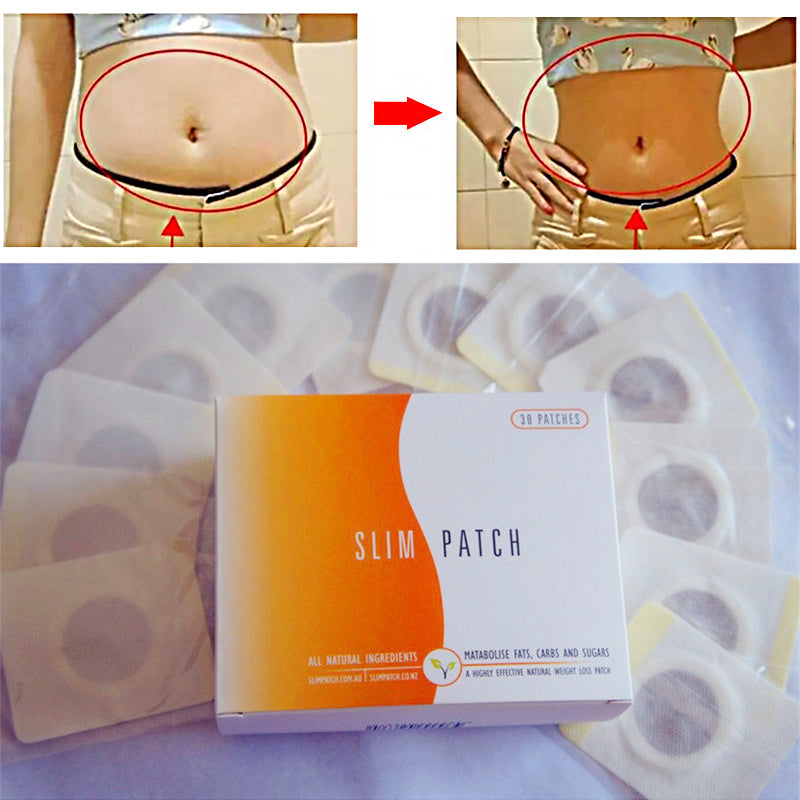 LuxuryGlow Magnetic Slimming Belly Patch – Navel Detox Weight Loss Sticker (30pcs)