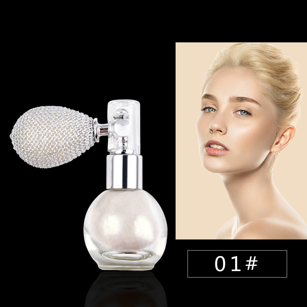Iluminador en aerosol con brillo TEAYASON: polvos brillantes para rostro y cuerpo