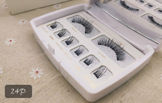 LuxuryGlow Magnetic Eyelash Kit with Applicator – Reusable Natural Look Lashes with Mirror Case