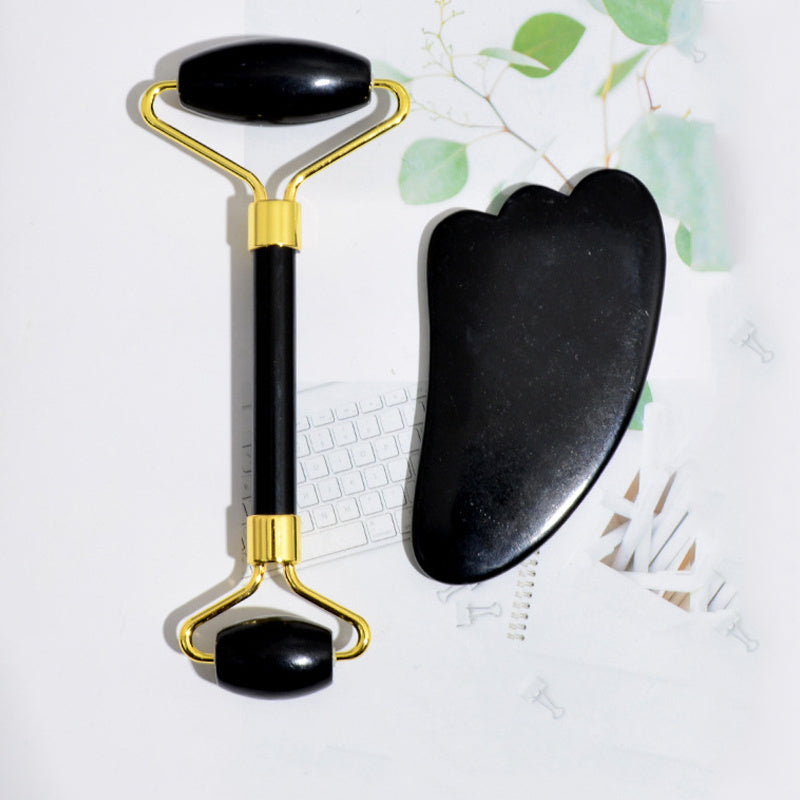 LuxuryGlow Natural Jade Face Massage Tool – Anti-Aging Roller for Glowing Skin