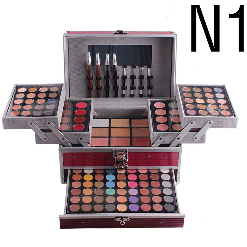 LuxuryGlow 94-Color Makeup Artist Kit – Eyeshadow, Lipstick, Concealer & More in One Case