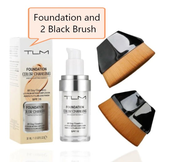 Base de maquillaje TLM con cambio de color activado por la temperatura y FPS 50 – Corrector BB natural