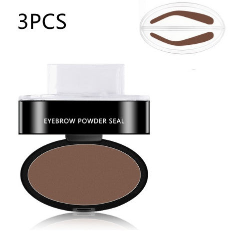 LuxuryGlow Waterproof Eyebrow Stamp Kit with Stencils – Instant Natural Brows