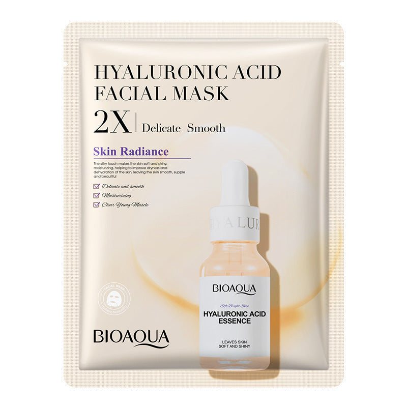 BIOAOUA Collagen & Hyaluronic Acid Face Mask – Hydrating & Firming Sheet Mask