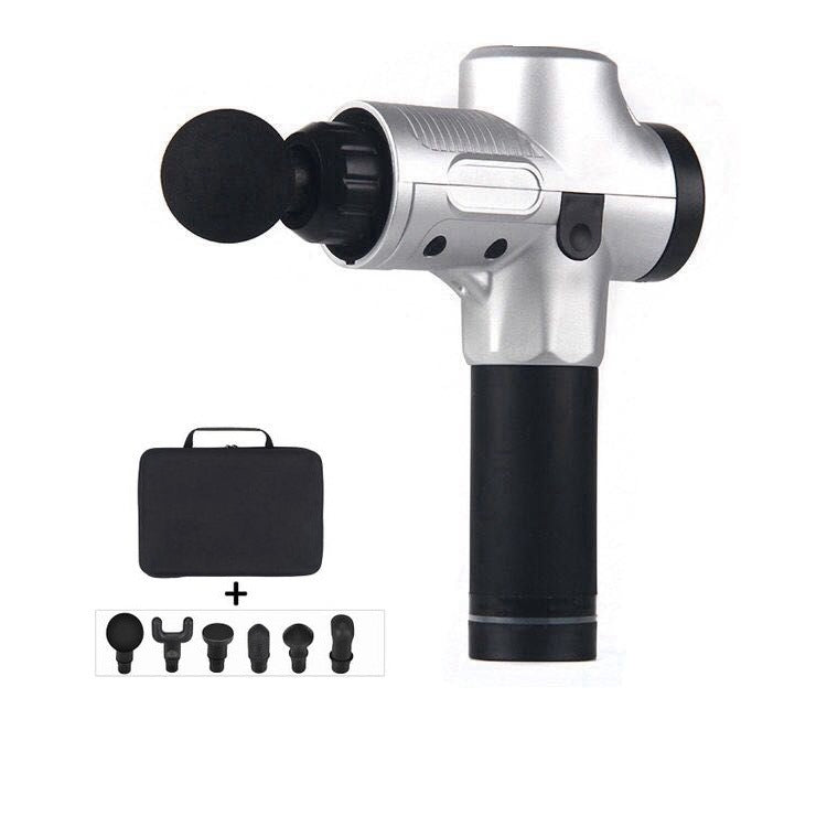 LuxuryGlow Deep Tissue Massage Gun – LCD Touch, Brushless Motor, Muscle Relaxer
