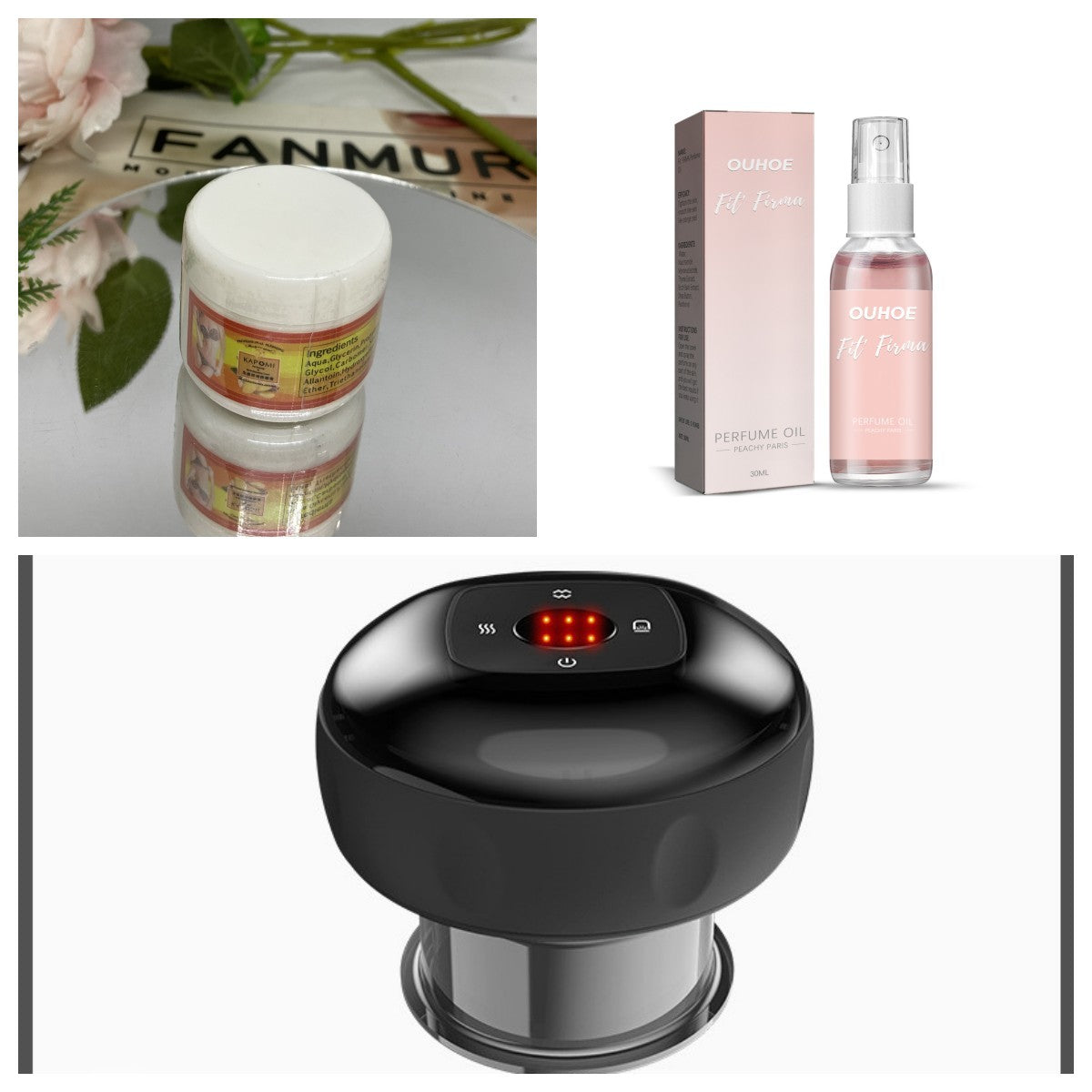 Electric Vacuum Cupping Massage Body Cups Anti-Cellulite Therapy Massager For Body Electric Guasha Scraping Fat Burning Slimming - LUXURY GLOW