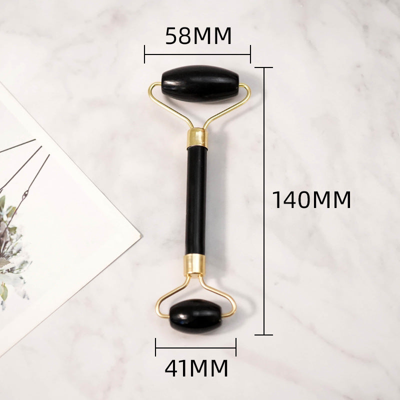 LuxuryGlow Natural Jade Face Massage Tool – Anti-Aging Roller for Glowing Skin