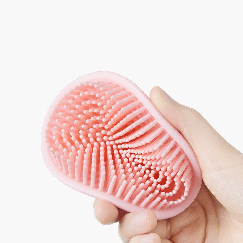Cepillo de silicona LuxuryGlow para baby shower: herramienta suave para eliminar la caspa y masajear el cuero cabelludo