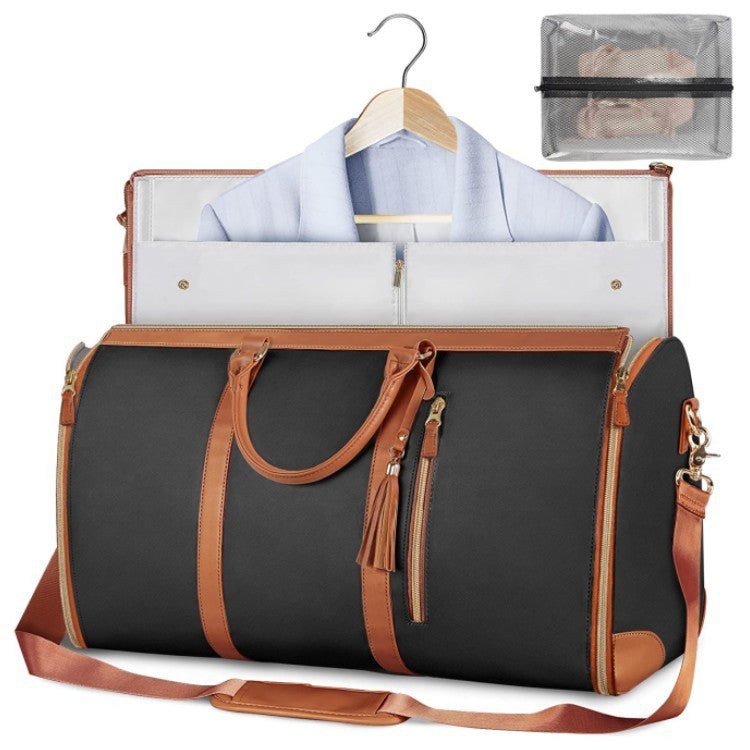 Large Capacity Travel Duffle Bag Women's Handbag Folding Suit Bag Waterproof Clothes Totes - LUXURY GLOW