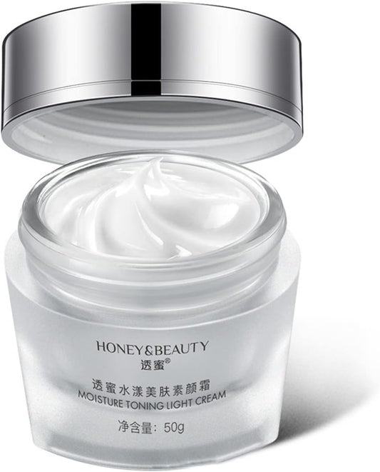 FADELU Honey & Beauty Moisture Toning Light Cream – Hydrating & Brightening Korean Face Cream (50g)