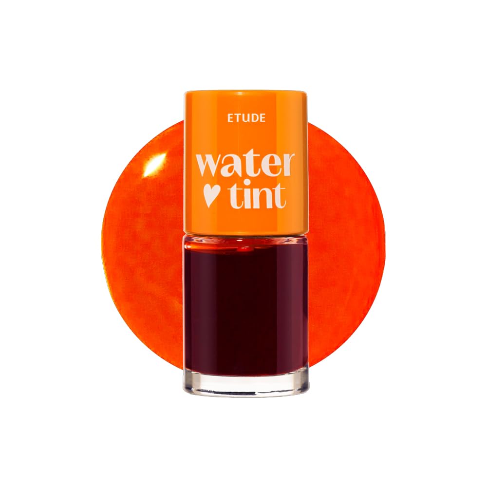 ETUDE Dear Darling Water Tint – Cherry Ade | Vivid, Smudge-Proof & Hydrating Lip Stain | Lightweight Korean Lip Tint (9g)