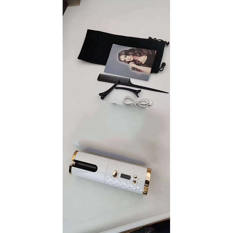 Benice Wireless Automatic Hair Curler – Cordless Rechargeable Rotating Iron