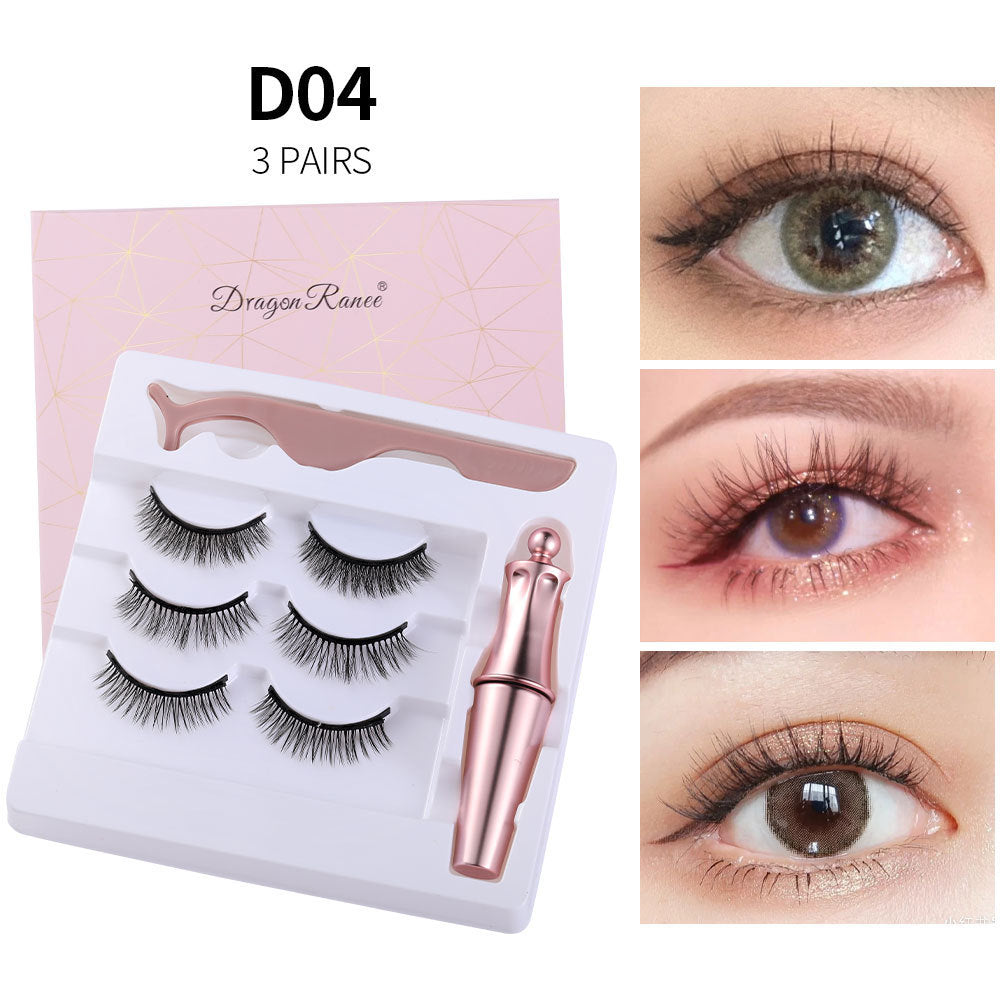 LuxuryGlow MAGNI™ Magnetic Eyeliner & Eyelashes Set – 5 Pairs, Tweezers & Mirror Case