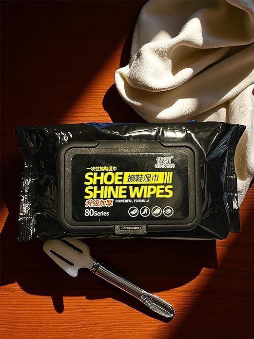 Powerful Shoe Cleaner Wipes (Pack of 2) – Deep Cleaning & Gentle Formula for White Shoes, Sneakers & Casual Footwear