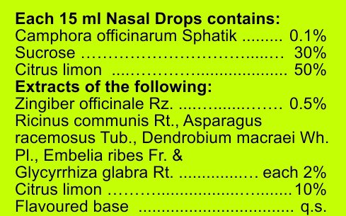 Charak Cephagraine Nasal Drops (15ml × Pack of 3) | Ayurvedic Relief for Sinusitis & Nasal Congestion