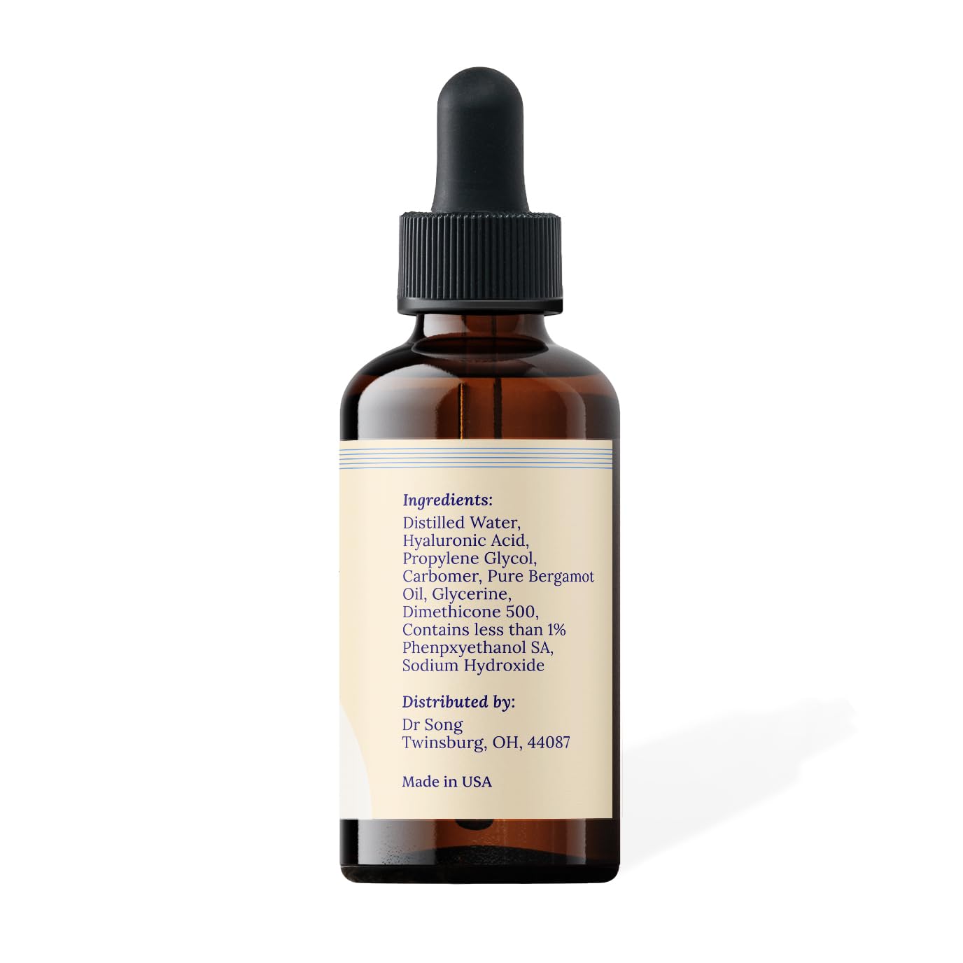 Dr. Song Pure Hyaluronic Acid Serum – Korean Anti-Aging Moisturizer for Face (1 Fl Oz)