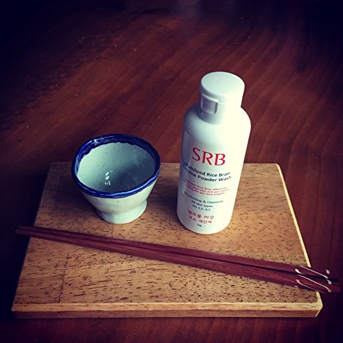 SRB Rice Bran Enzyme Powder Face Wash & Scrub – Brightening, Exfoliating & Pore Minimizing Korean Cleanser for Sensitive Skin (70g)