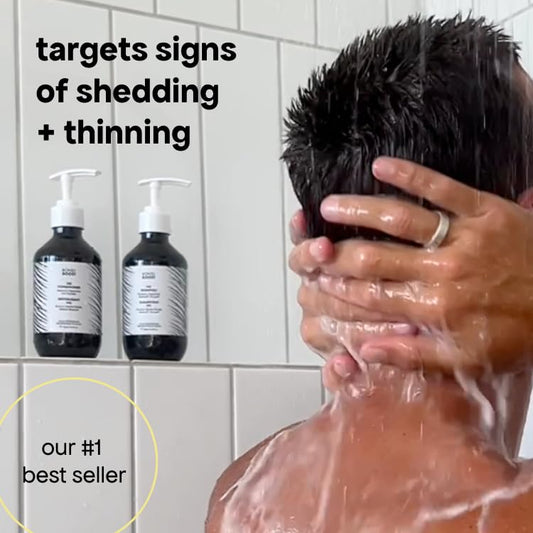 BondiBoost HG Anti-Thinning Shampoo & Conditioner Set – Clinically Proven for Fuller, Thicker Hair – Rosemary, Procapil & Redensyl – Sulfate-Free, 16.9 oz Each