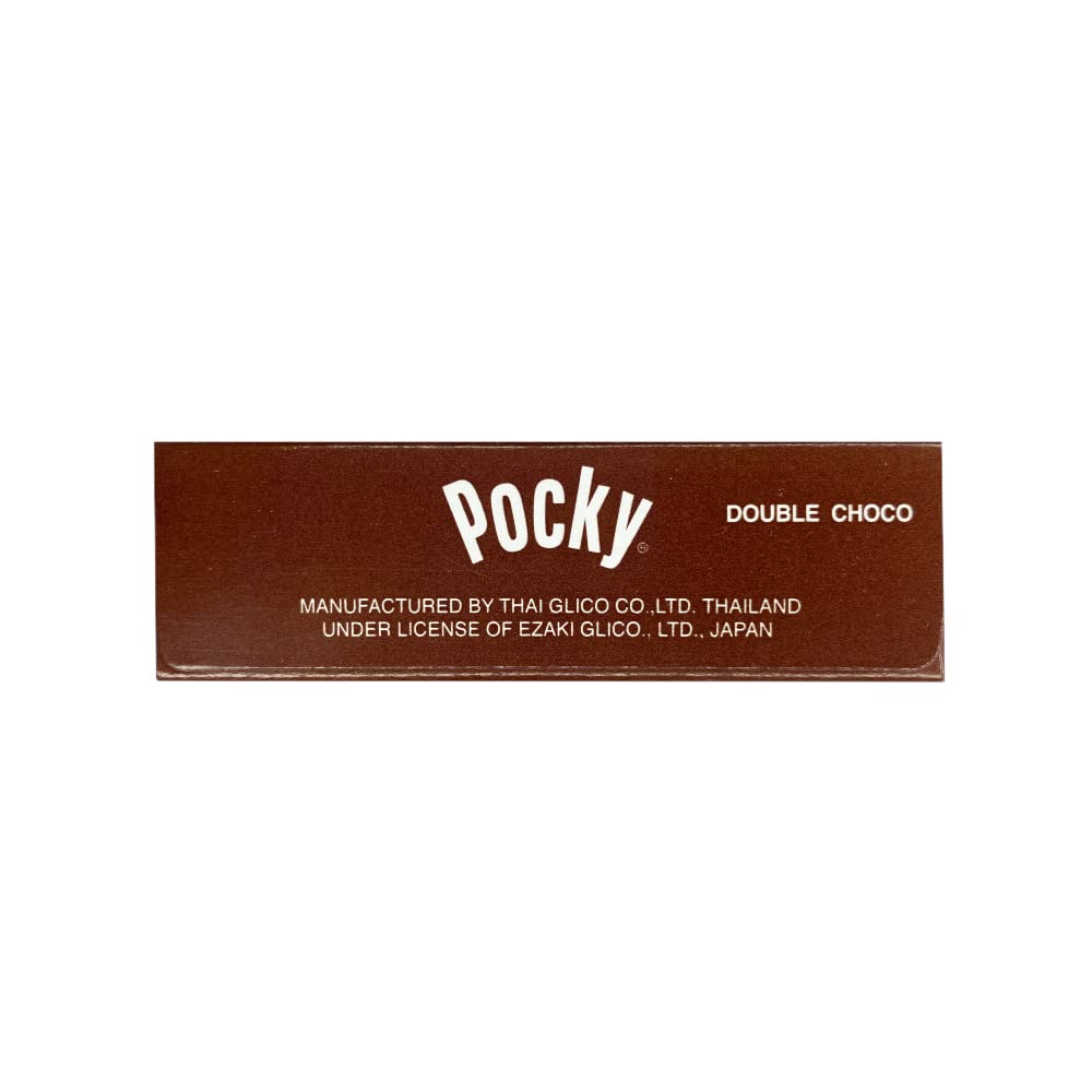 Pocky Double Choco Cream Biscuit Sticks – Chocolate-Covered Snack | 47g (Vegetarian, Imported)