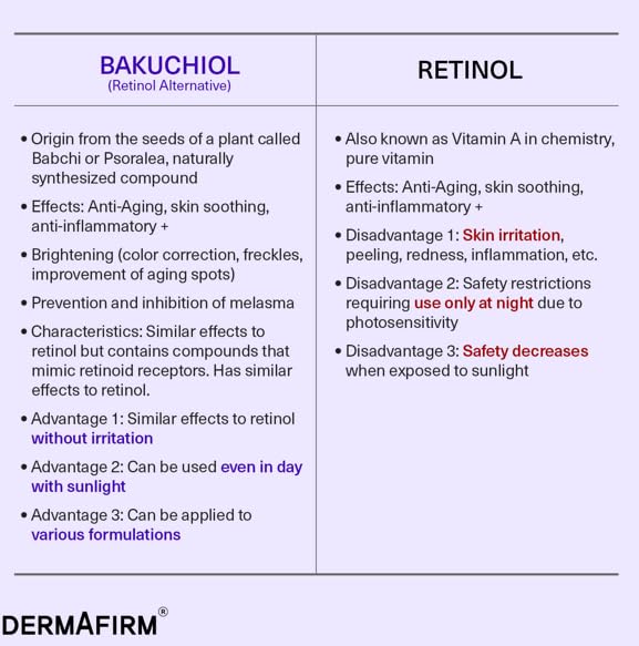 DERMAFIRM Bakuchiol Retinol Serum R4 with Niacinamide & Peptides – Anti-Aging, Soothing & Repairing Korean Face Serum for Glass Skin (30ml)