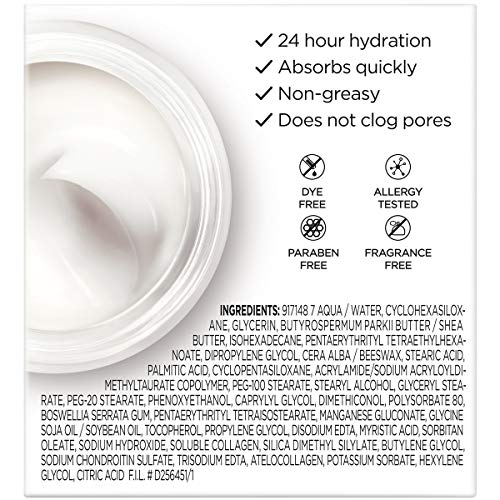 L’Oreal Paris Collagen Daily Face Moisturizer – Anti-Aging Cream for Wrinkle Reduction & Intense Hydration, 1.7 oz