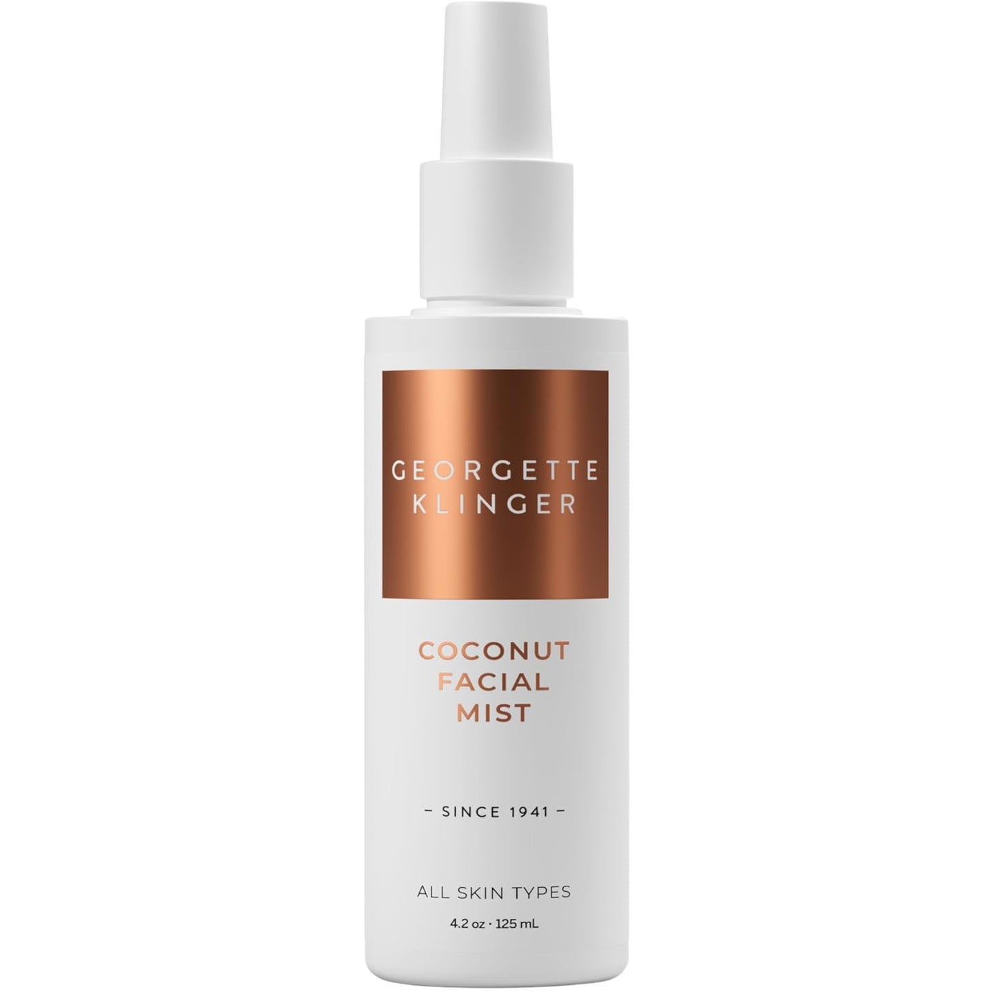 Georgette Klinger Coconut Facial Mist – Hydrating Makeup Setting Spray with Aloe & Antioxidants – Refreshing, Long-Lasting Dewy Matte Hydration – 4.2oz