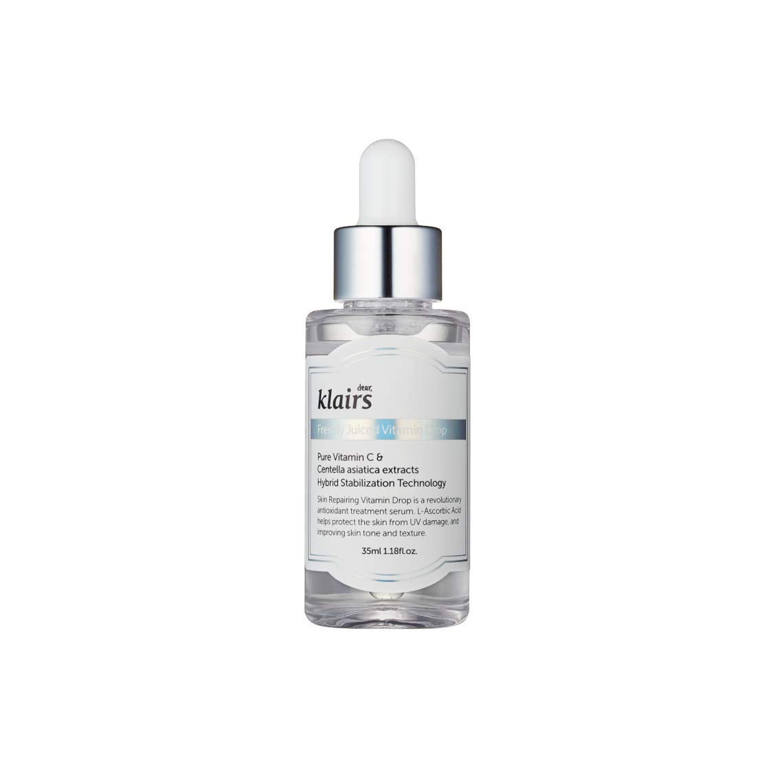 Freshly Juiced Vitamin C Serum by DearKlairs | Brightening, Dark Spot & Acne Scar Corrector | Korean Skincare for Radiant, Even-Toned Skin (35ml)