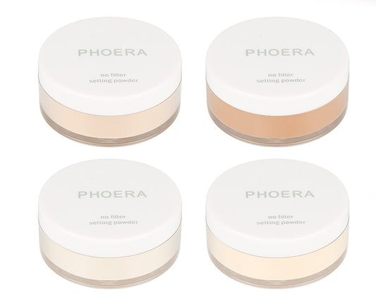 PHOERA Translucent Loose Face Powder – Oil Control, Smooth Matte Finish