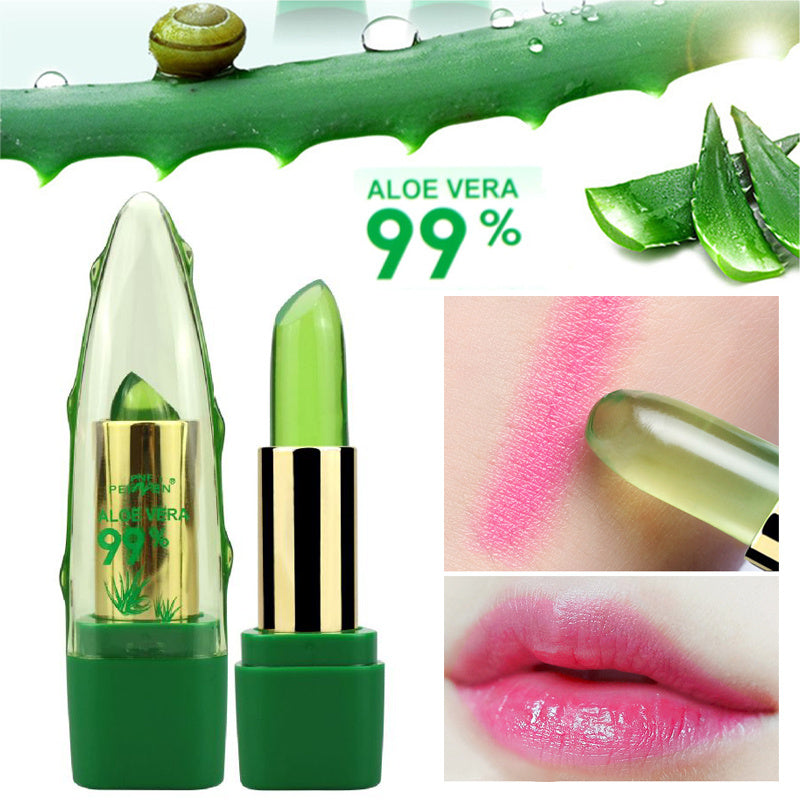أحمر شفاه LuxuryGlow Aloe Vera متغير اللون - مرطب شفاه يدوم طويلاً