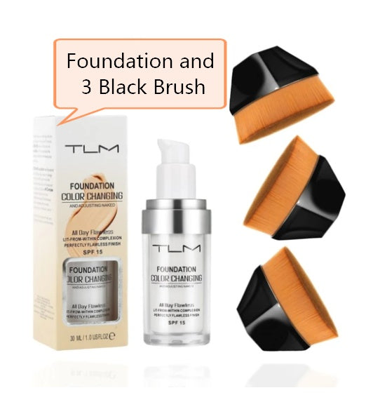 Base de maquillaje TLM con cambio de color activado por la temperatura y FPS 50 – Corrector BB natural