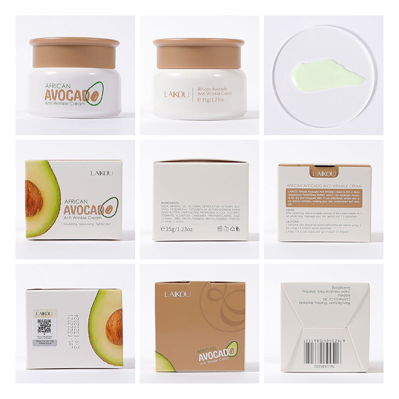 Crema facial hidratante de aguacate LAIKOU: anticongelante y antigrietas (35 g)