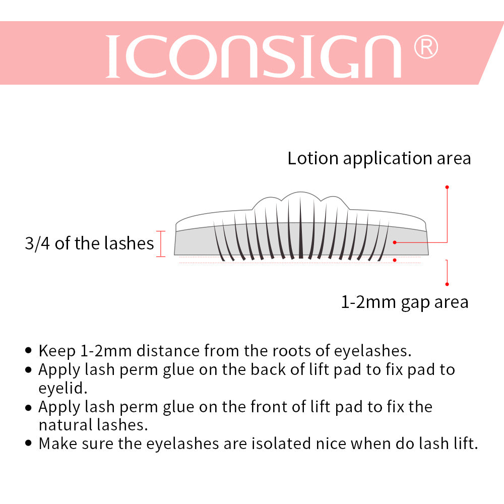 ICONSIGN Lash Lift Kit – Eyelash Perm for Long-Lasting Curl at Home - LUXURY GLOW
