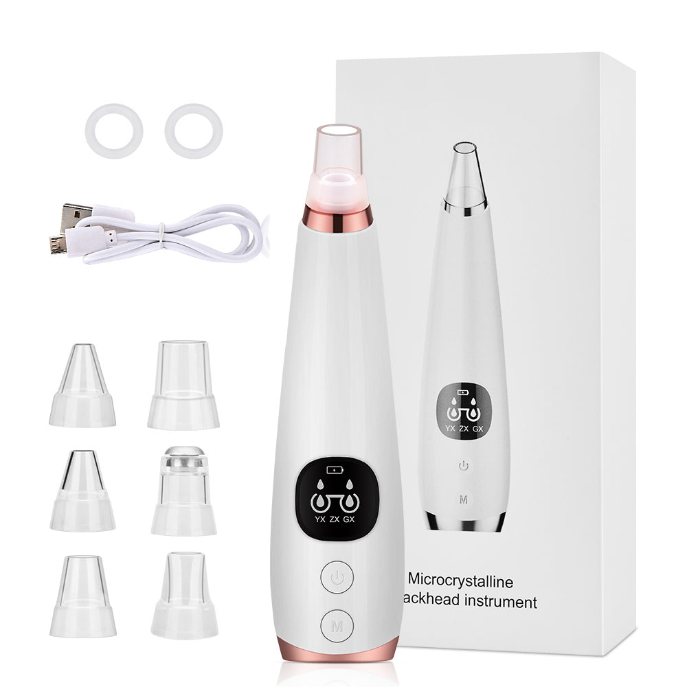 LuxuryGlow Electric Blackhead Remover – Deep Pore Cleaner with 5 Suction Levels