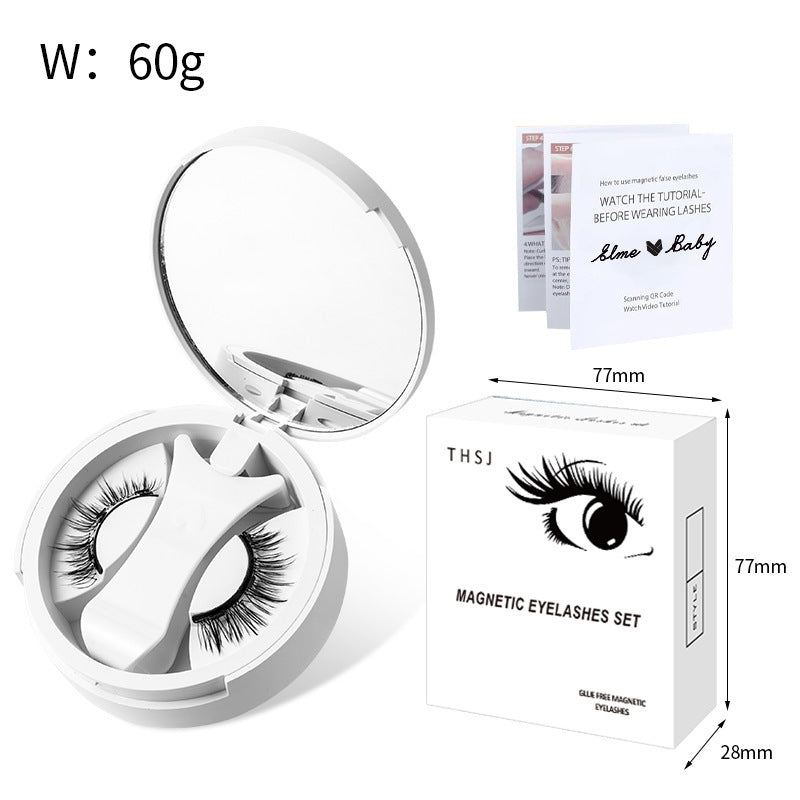 LuxuryGlow Magnetic Eyelashes with Storage Box & Applicator – Glue-Free & Reusable