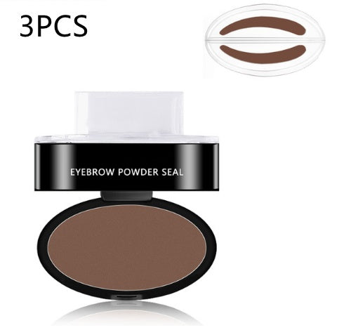 LuxuryGlow Waterproof Eyebrow Stamp Kit with Stencils – Instant Natural Brows