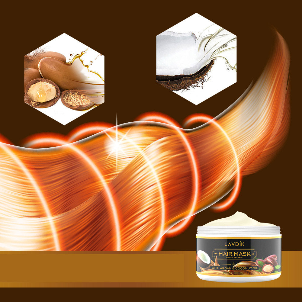 Mascarilla capilar nutritiva reparadora profunda LAVDIK: acondicionador antifrizz e hidratante