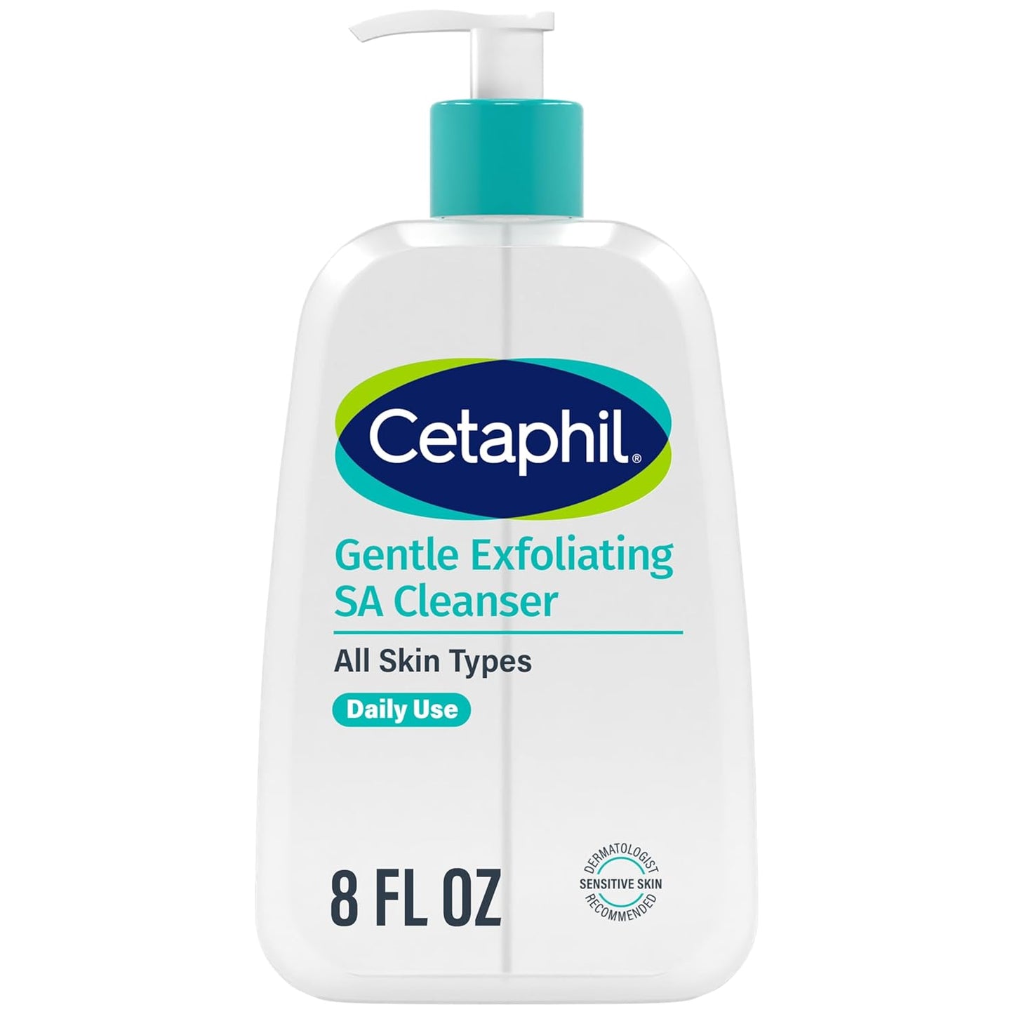 Cetaphil Gentle Exfoliating SA Cleanser – Foaming Gel Face Wash with Salicylic Acid, Mandelic Acid & Gluconolactone, Dermatologist Recommended for All Skin Types (8 fl oz)