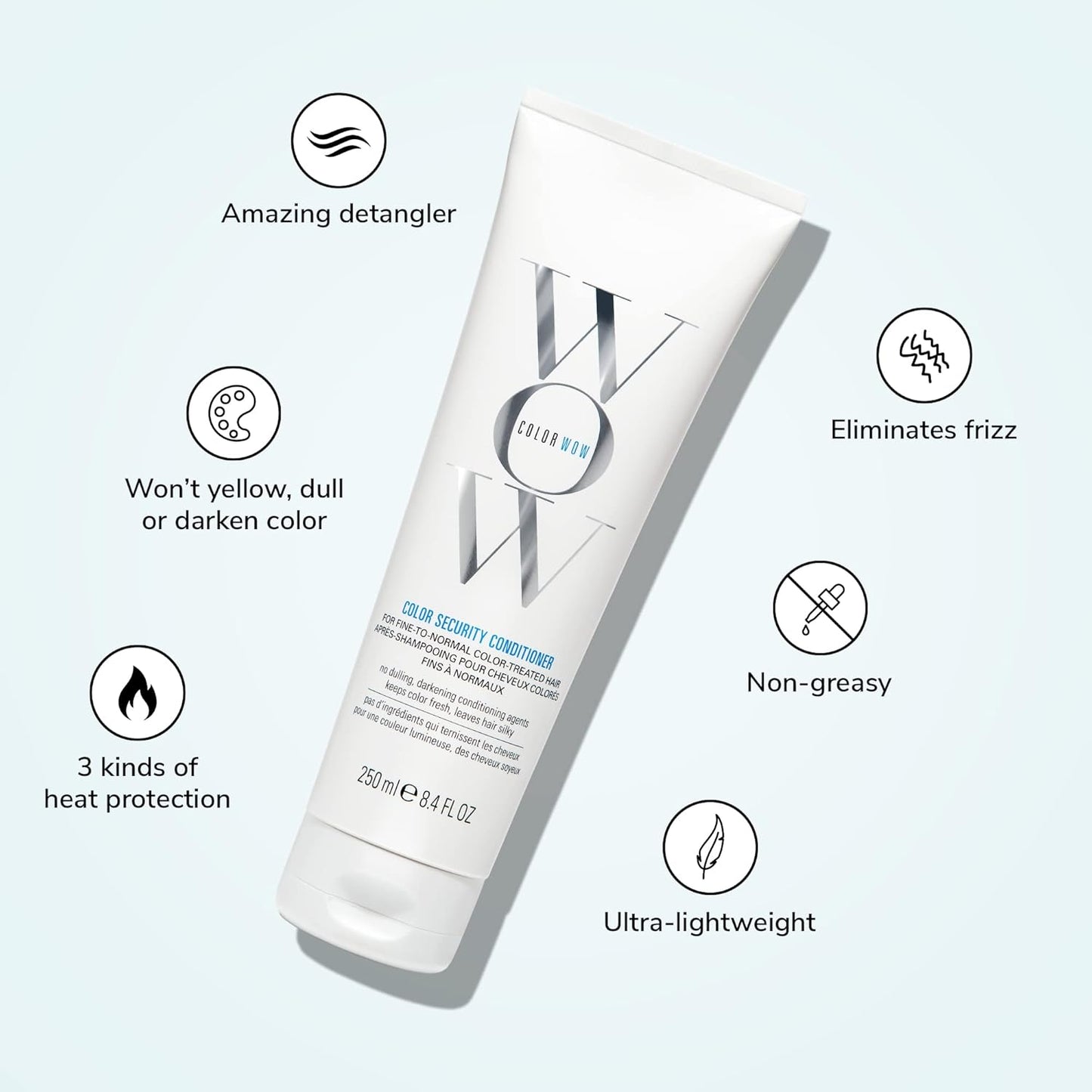 COLOR WOW Dream Clean Duo | Sulfate-Free Color Security Shampoo & Weightless Conditioner | Hydrates, Strengthens & Boosts Gloss | For Fine & Color-Treated Hair