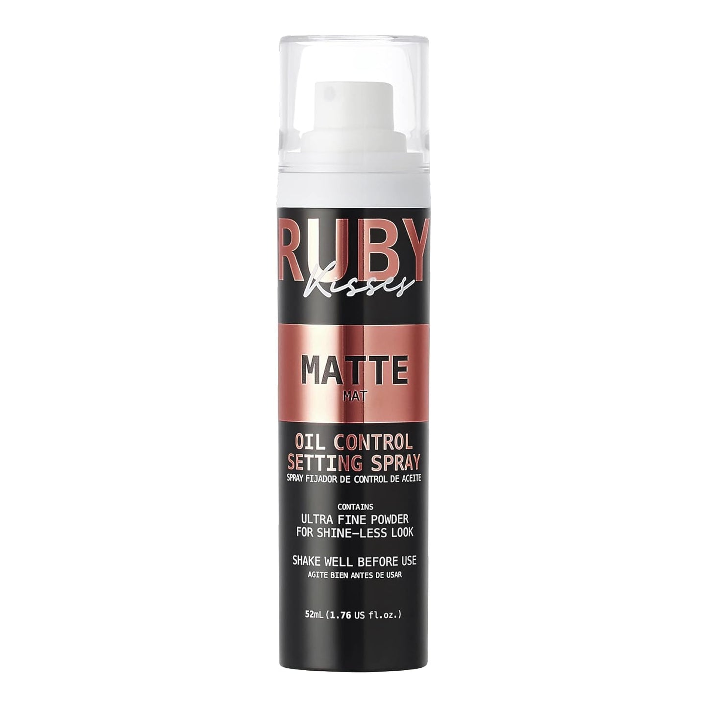 Ruby Kisses Matte Setting Spray – Long-Lasting Makeup Fixer with Niacinamide for Hydration & Antioxidant Protection – Lightweight, Non-Sticky Finish – 3.84 oz