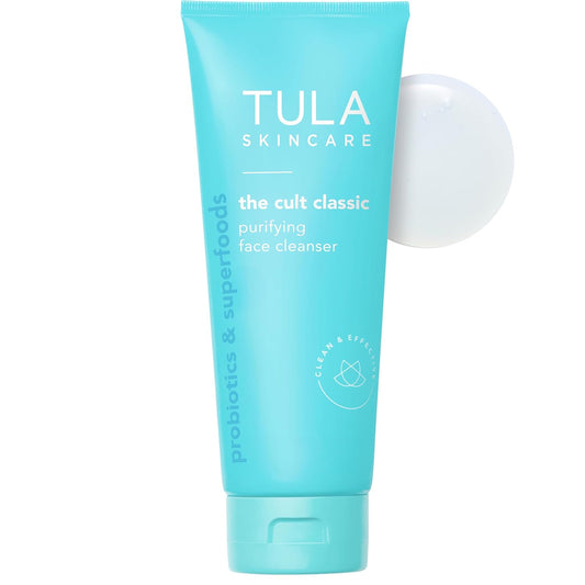 TULA Cult Classic Face Cleanser – Hydrating Gel Cleanser for Clear Skin (6.72 oz)